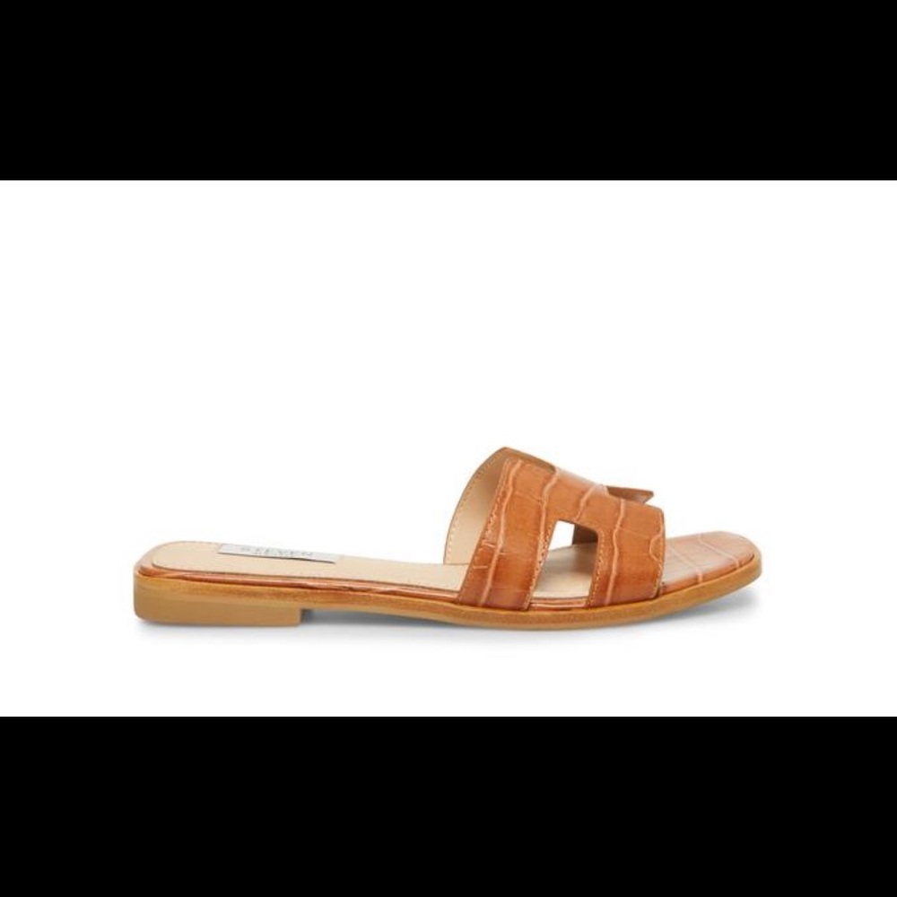 Steve Madden Haydn Cognac Slide